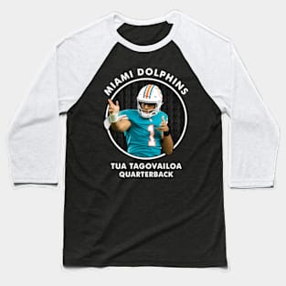 Tua Tagovailoa - Qb - Miami Dolphins Baseball T-Shirt